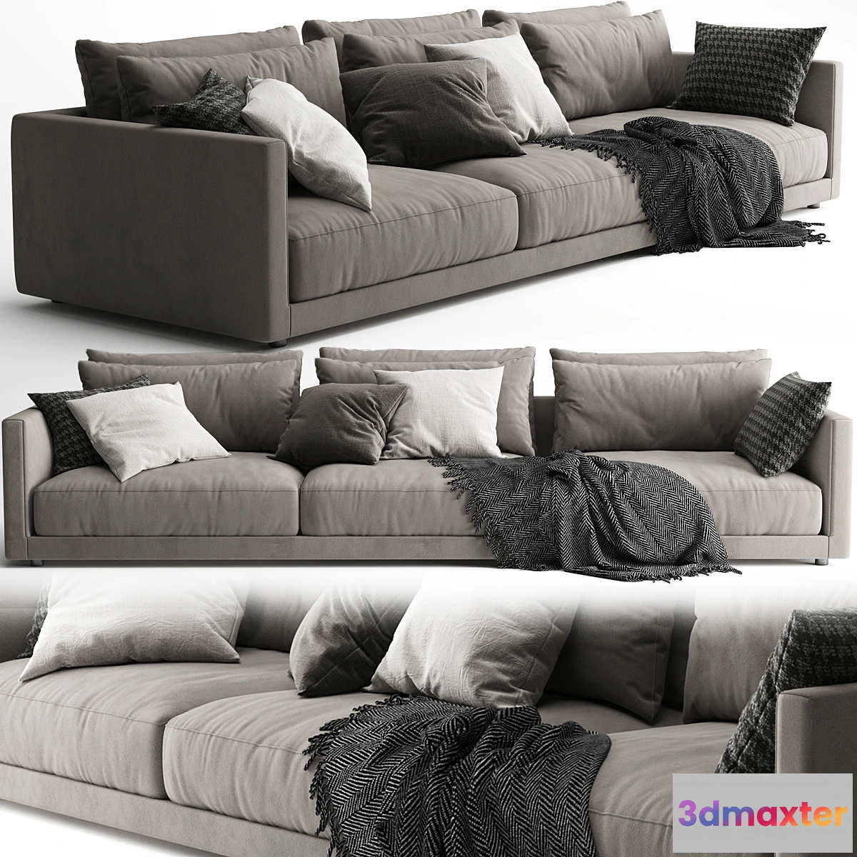 1471550 - Poliform Bristol Sofa 3D Max