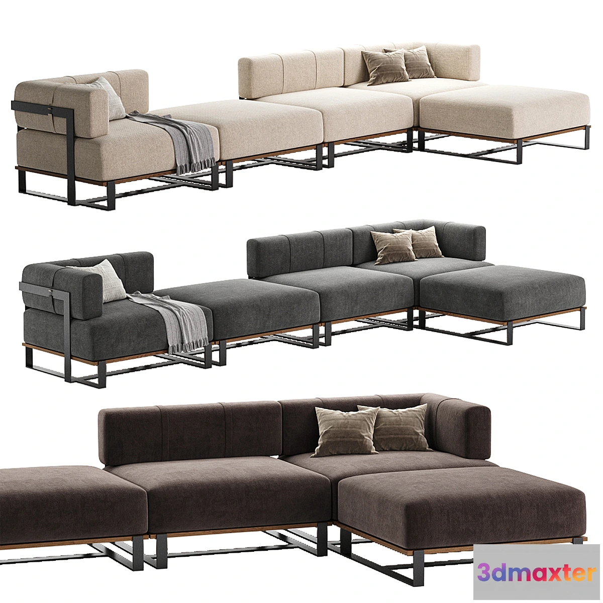 1472092 - SALIM OUTDOOR SOFA 5 set 3D Max