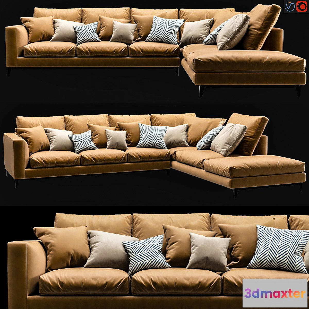 1472110 - Minotti Andersen Arrangement 03 3D Max