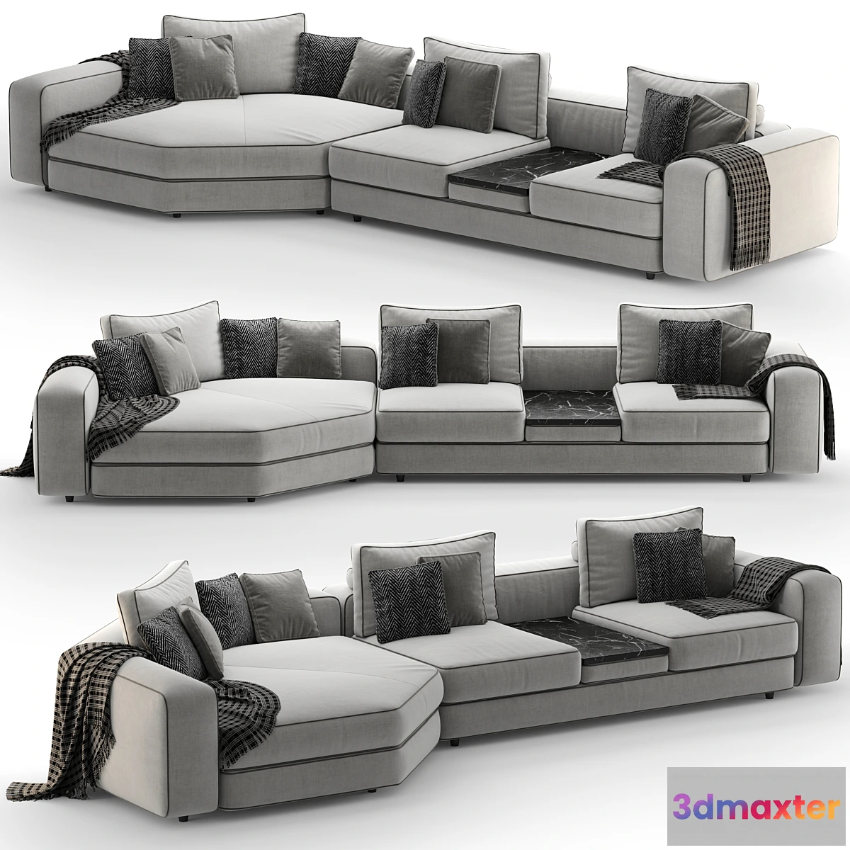 1472214 - Corner sofa Mussi SINFONIA_001 3D Max