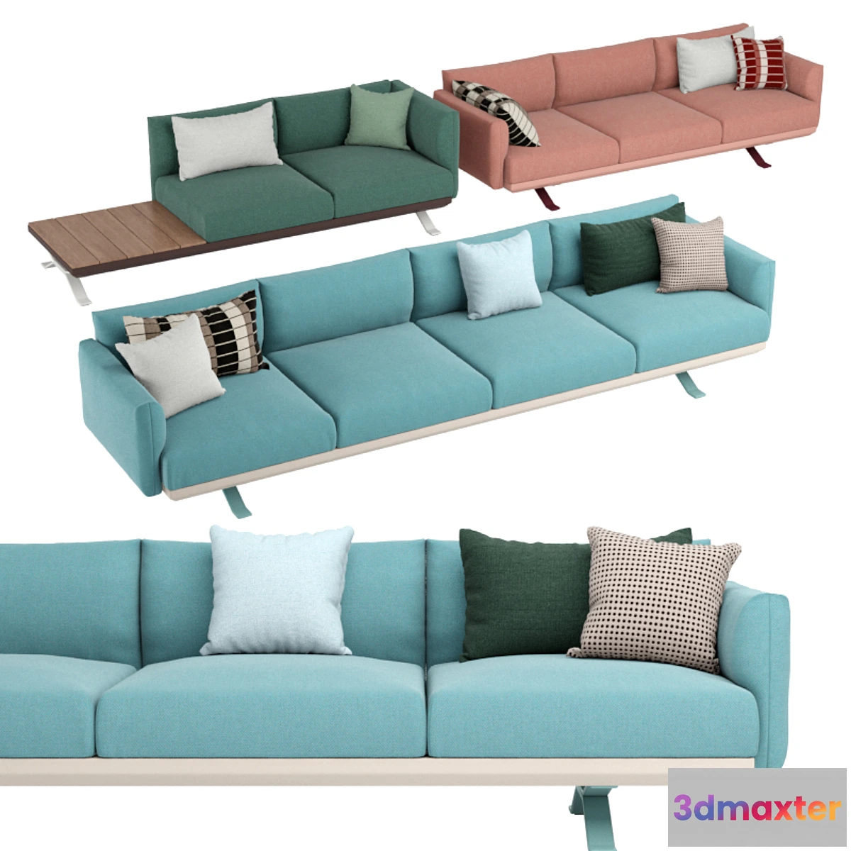 1472322 - kettal boma sofa 3D Max