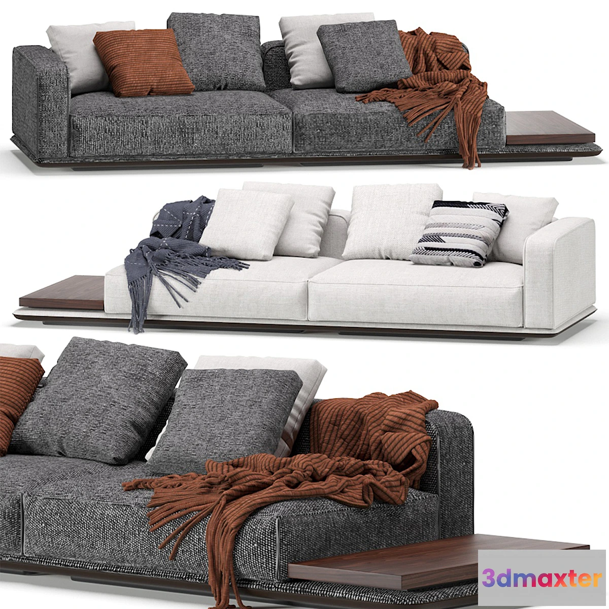 1472502 - Minotti HORIZONE Modular Sofa 02 3D Max