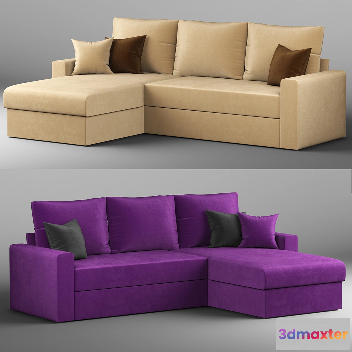 1472602 - Corner sofa MebelVia Verona 3D Max