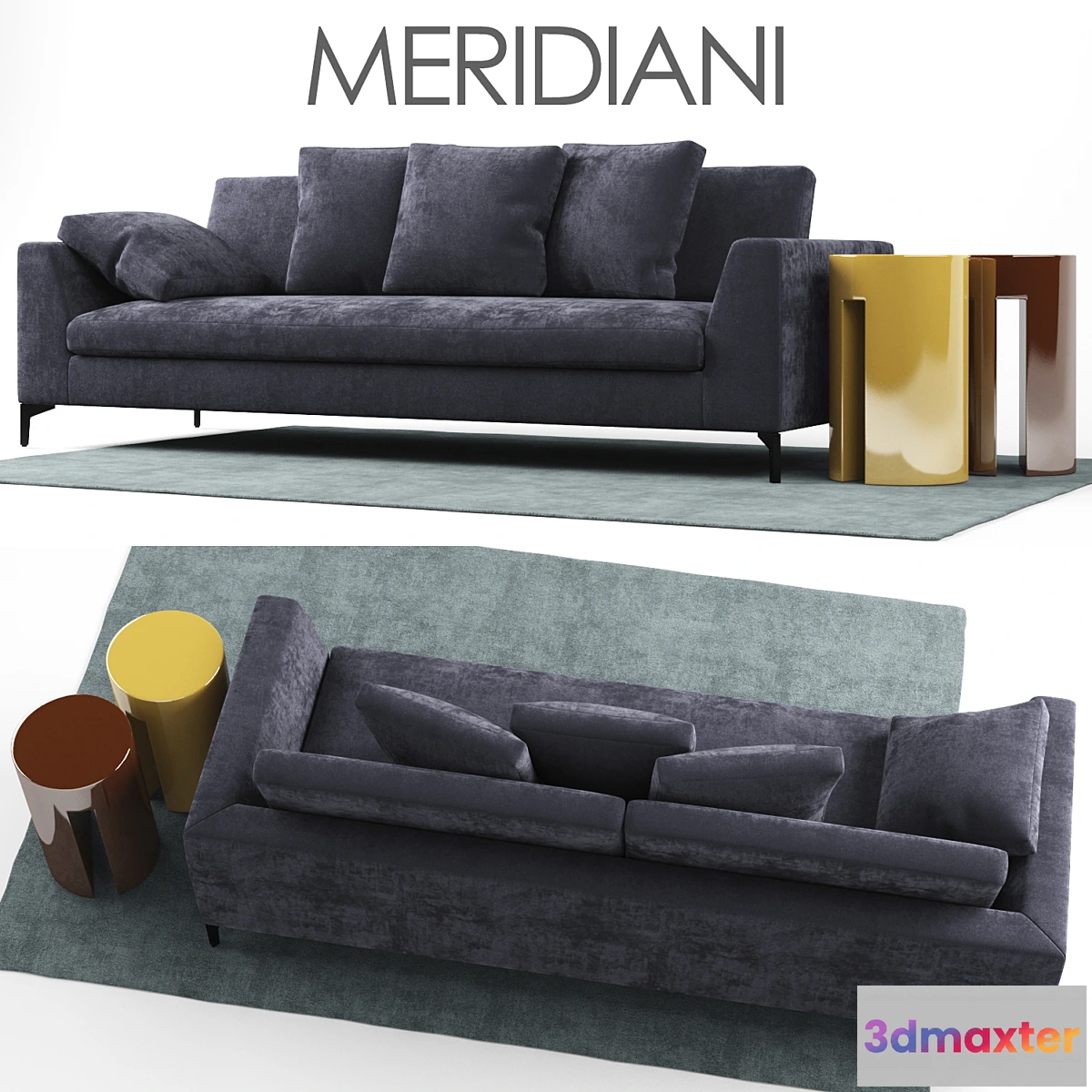 1472640 - Sofa Meridiani LOUIS UP Sofa 3D Max