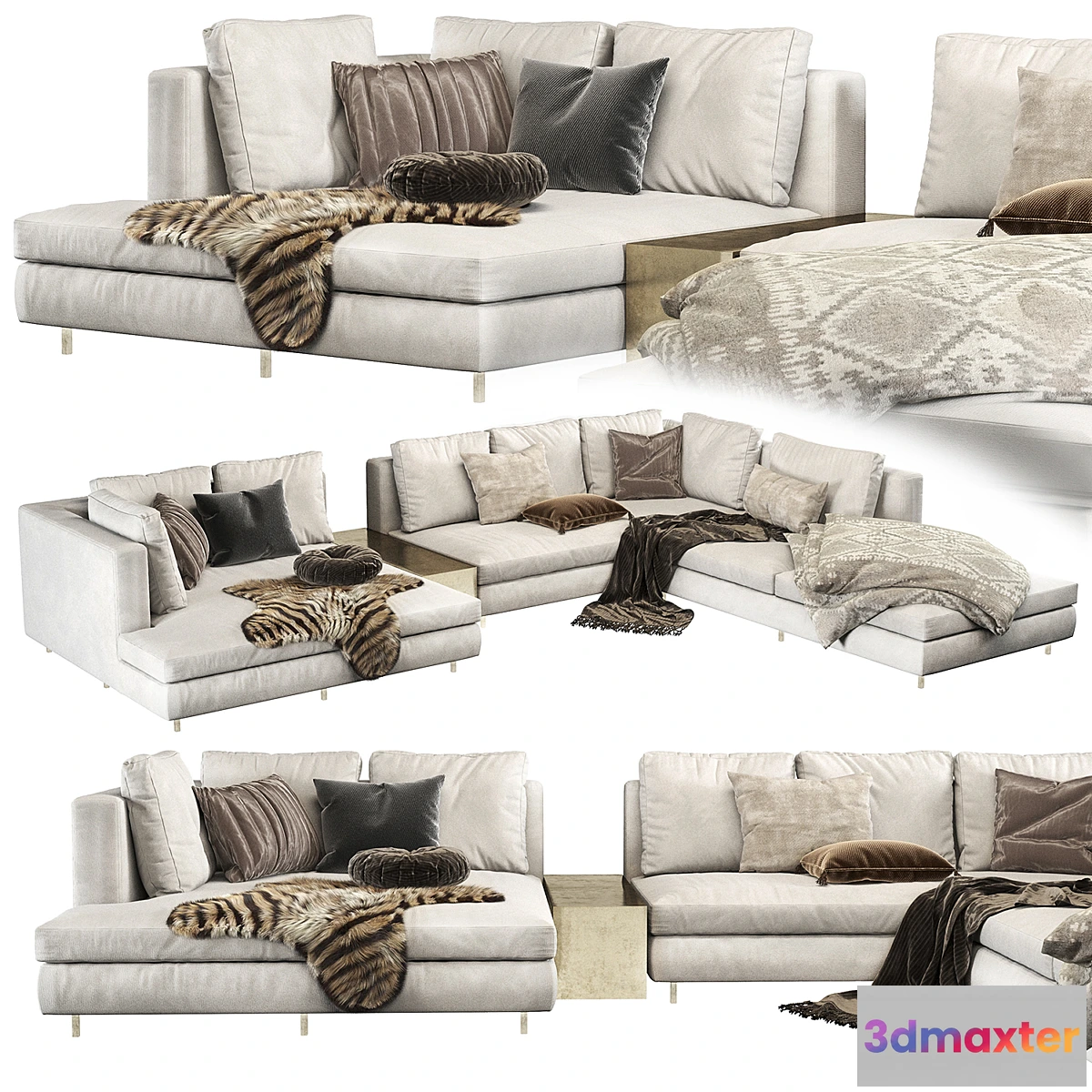 1473236 - Corner Minotti Hamilton Sofa_ASY 3D Max