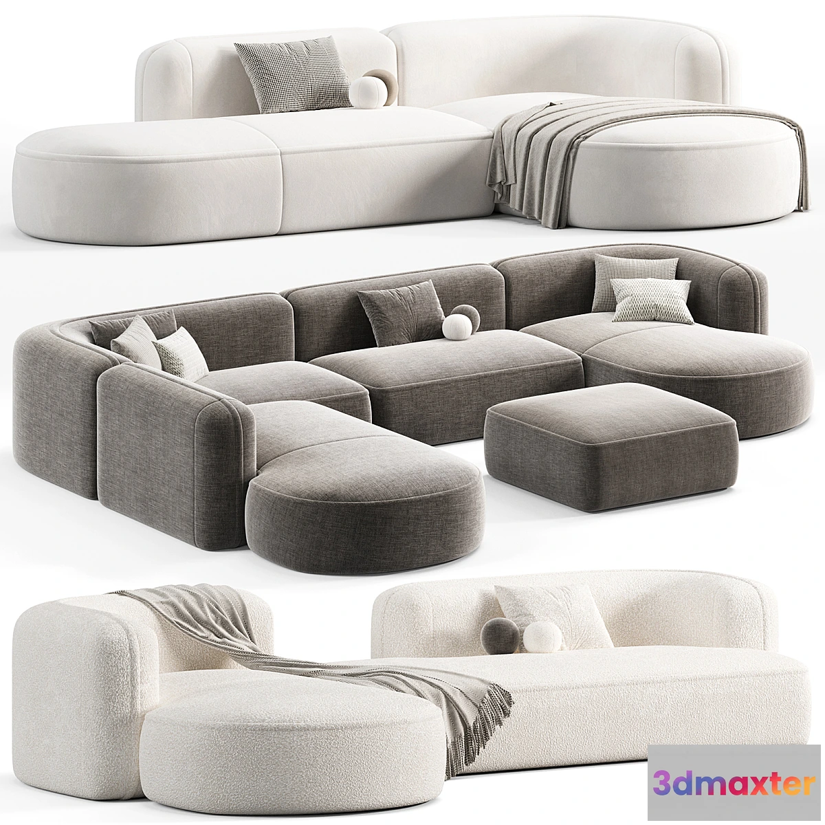 1473272 - Luzaro Royalty 2.0 Sectional Sofa 3D Max