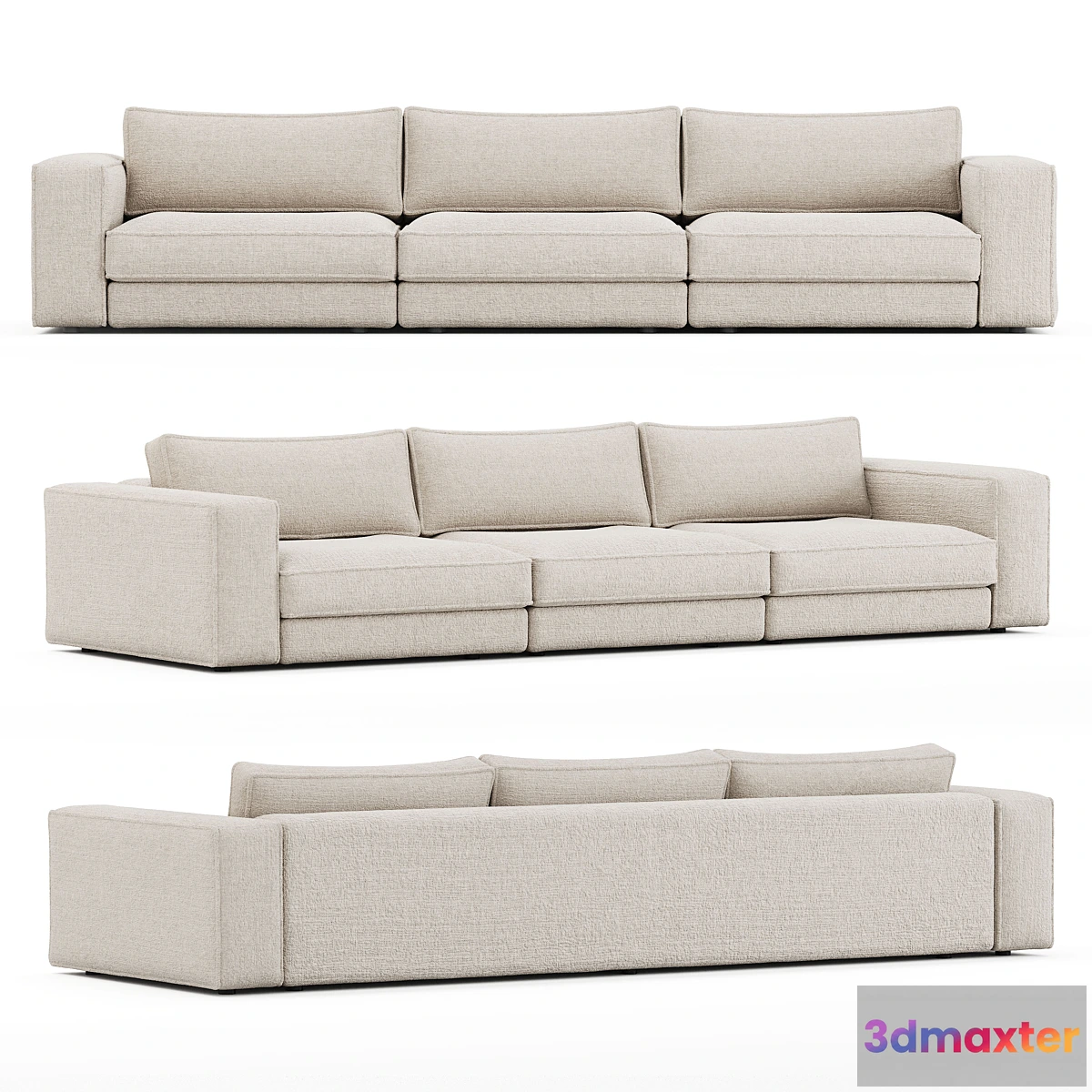1473542 - Sofa Noora 3 modules by Bolia 3D Max