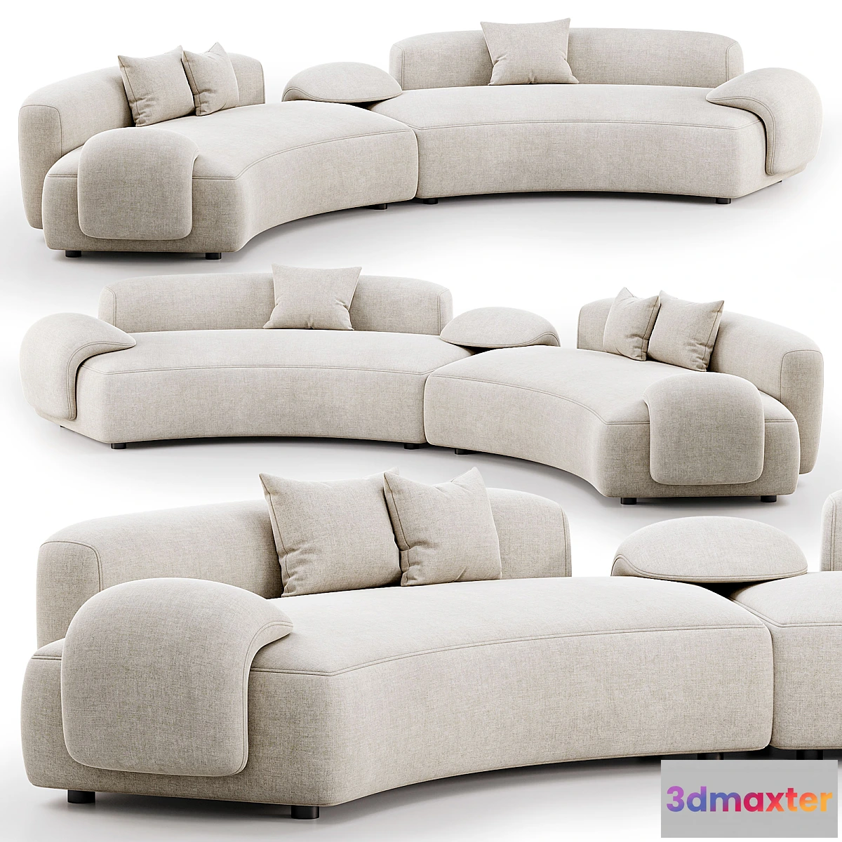 1473804 - Paolo Castelli Sofa 3D Max