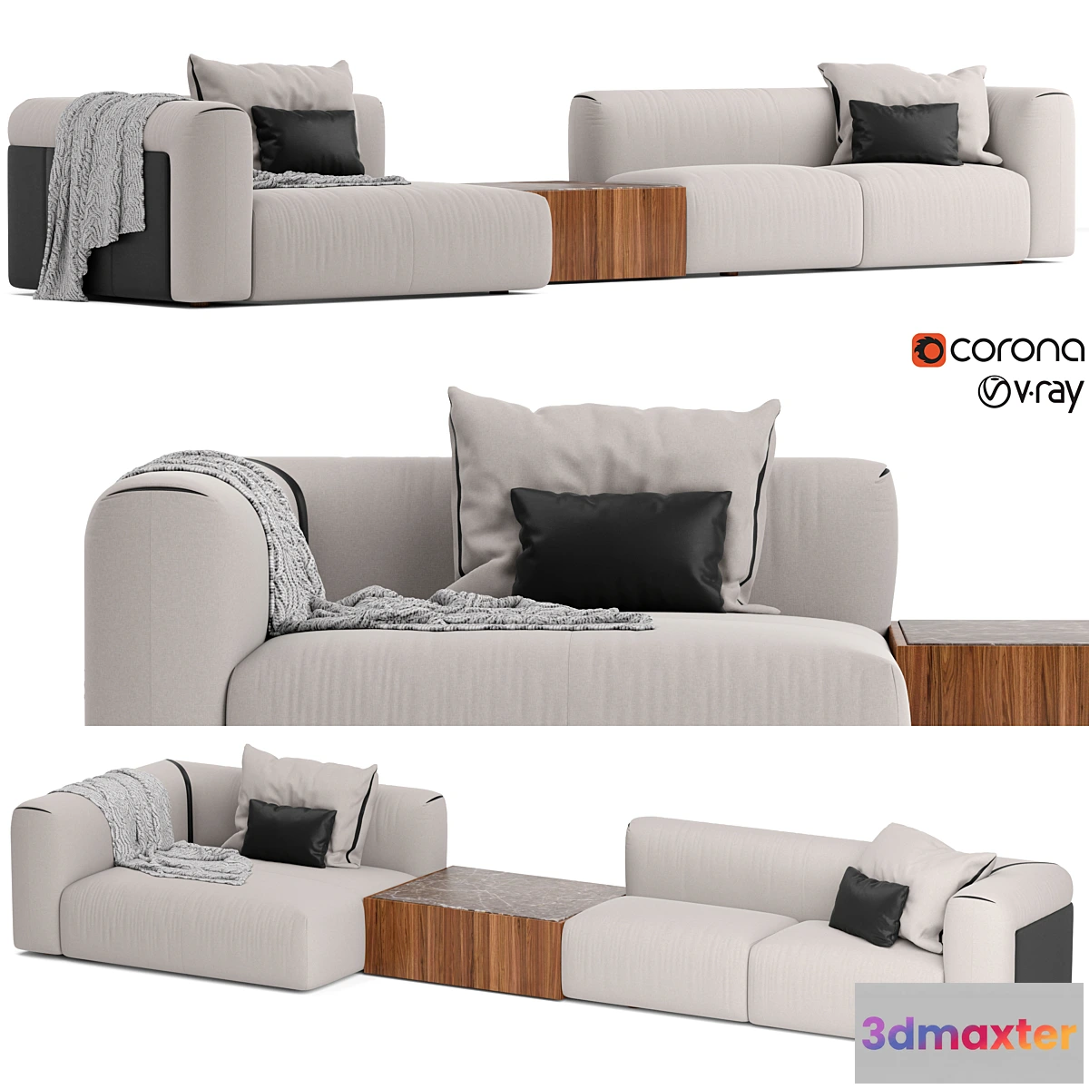 1474026 - Turri soul sofa 3D Max