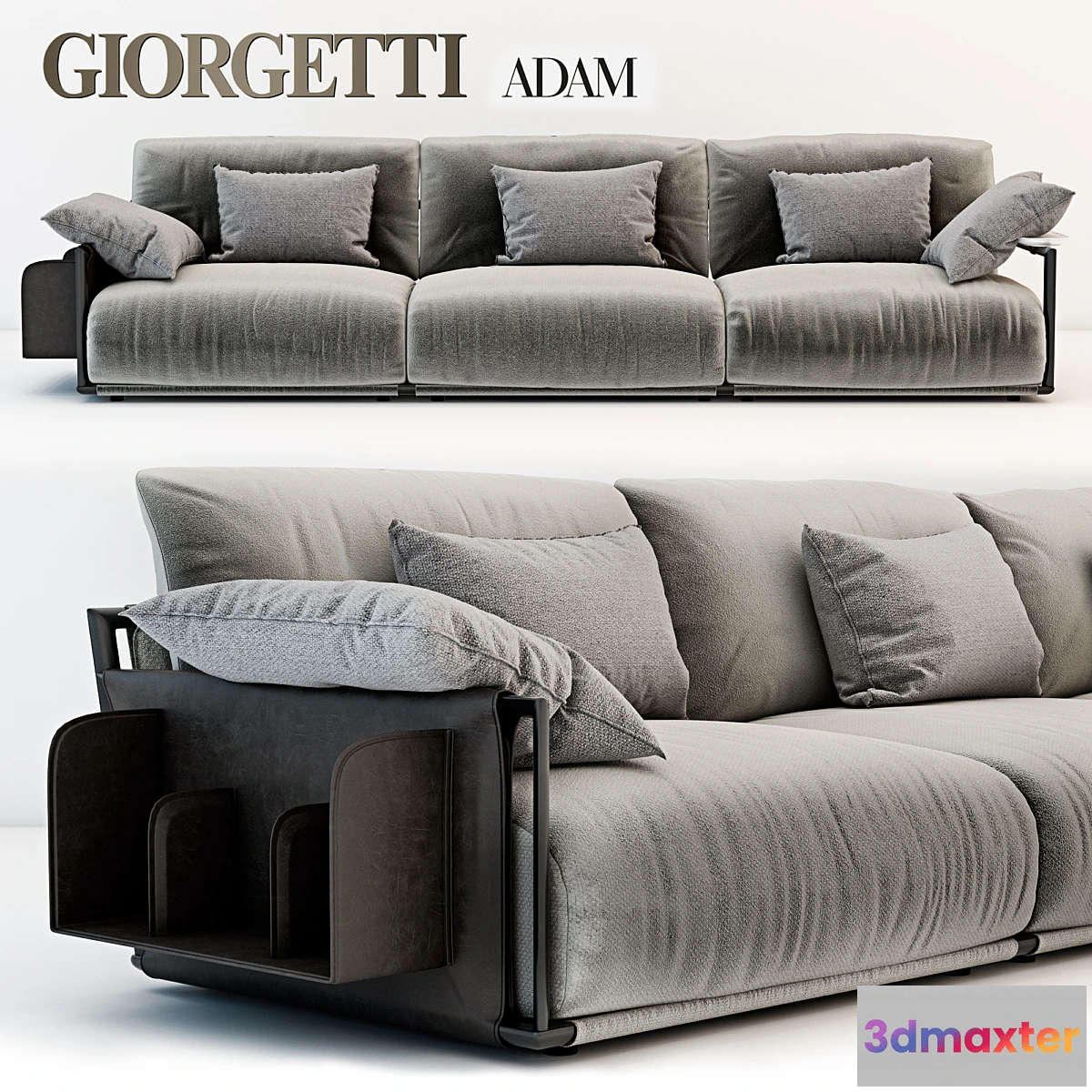 1474378 - Giorgetti Adam sofa 3D Max