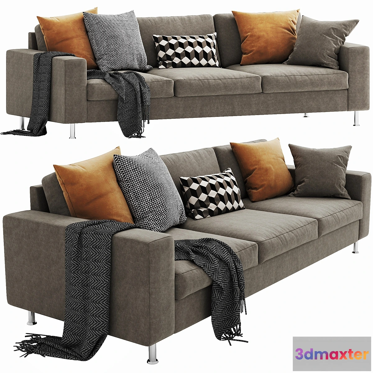 1475022 - Boconcept indivi 3 seater 3D Max
