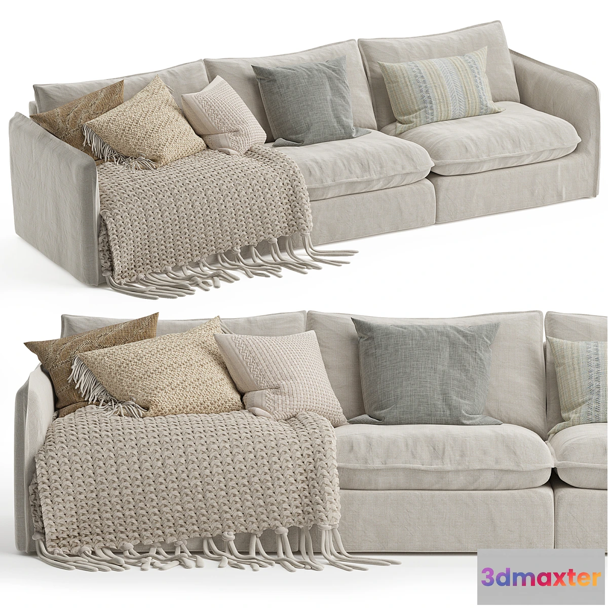 1475110 - Neva Sofa Sectional 3D Max