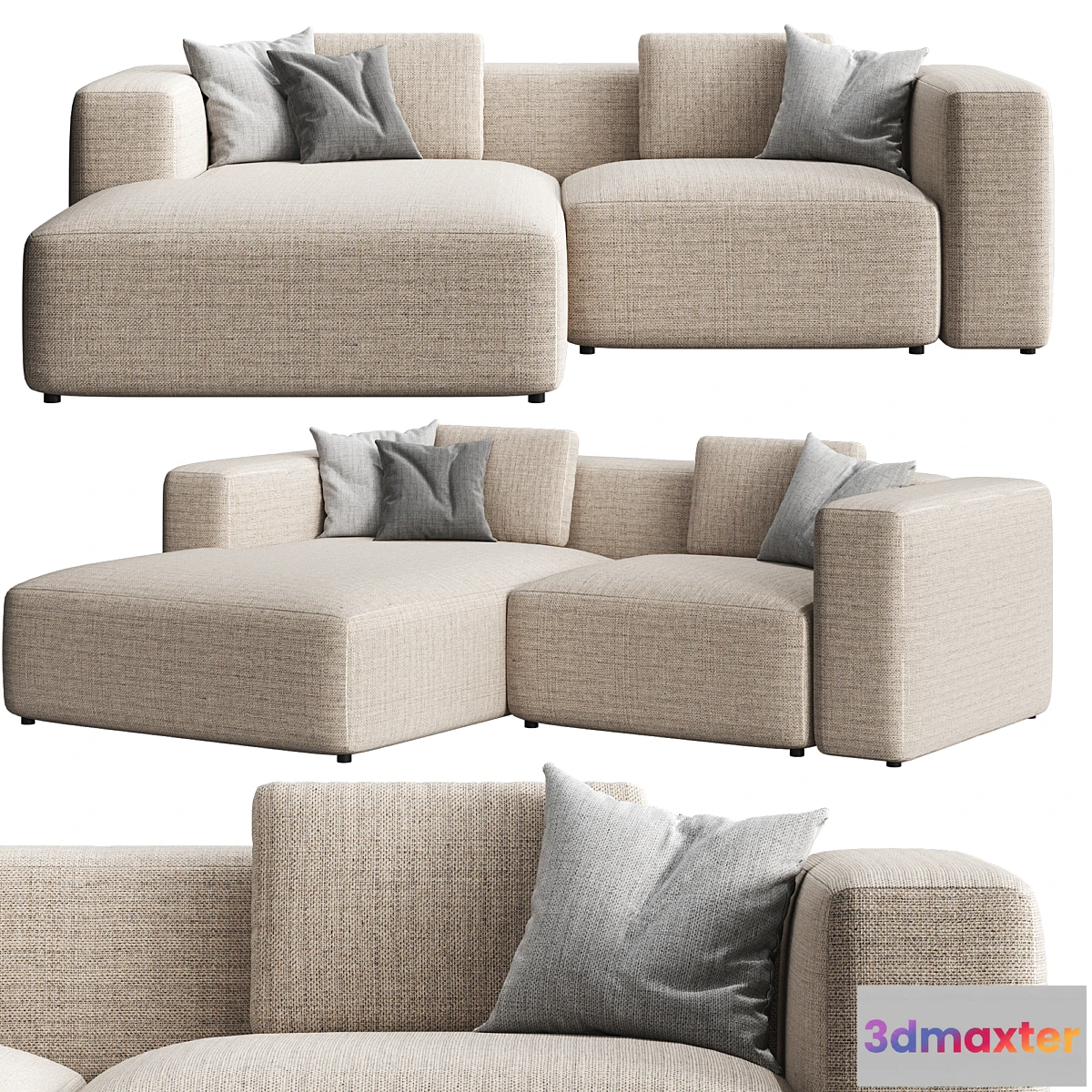 1475234 - Sofa BLOK 2 by KAVE HOME 3D Max