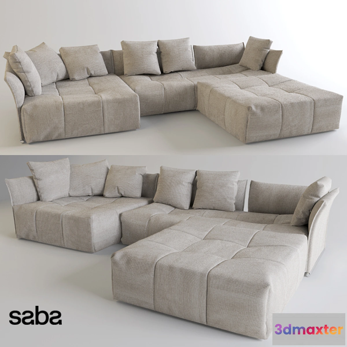 1475990 - Modular sofa Saba Pixel 3D Max