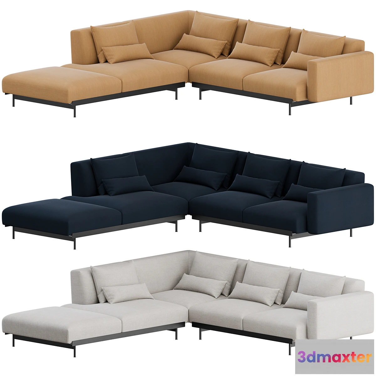 1476372 - IN SITU Corner Sofa by Muuto 3D Max