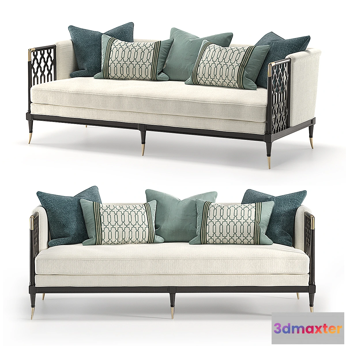 1476994 - Lattice Entertain You Upholstered Sofa 3D Max