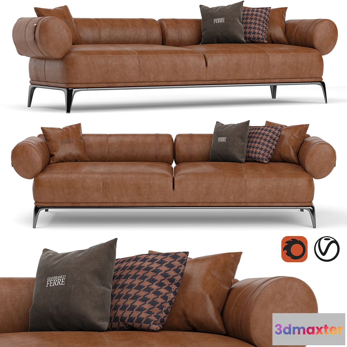 1477096 - Gianfranco Ferre Phoenix sofa 3D Max