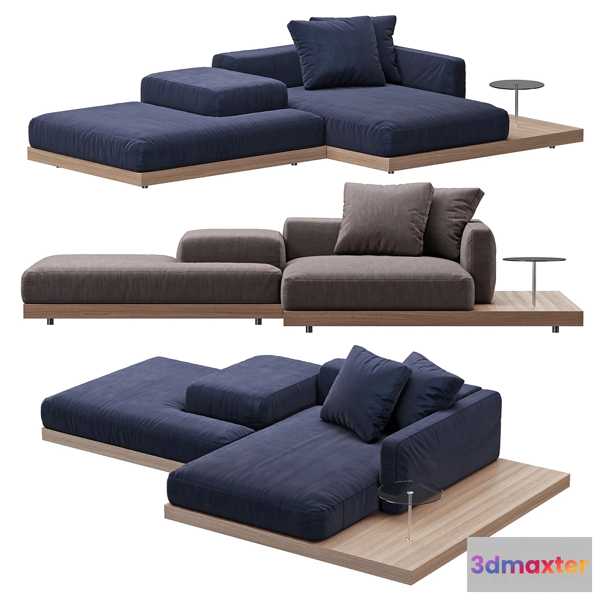 1477214 - Sofa B & B italia Dock model 2 3D Max