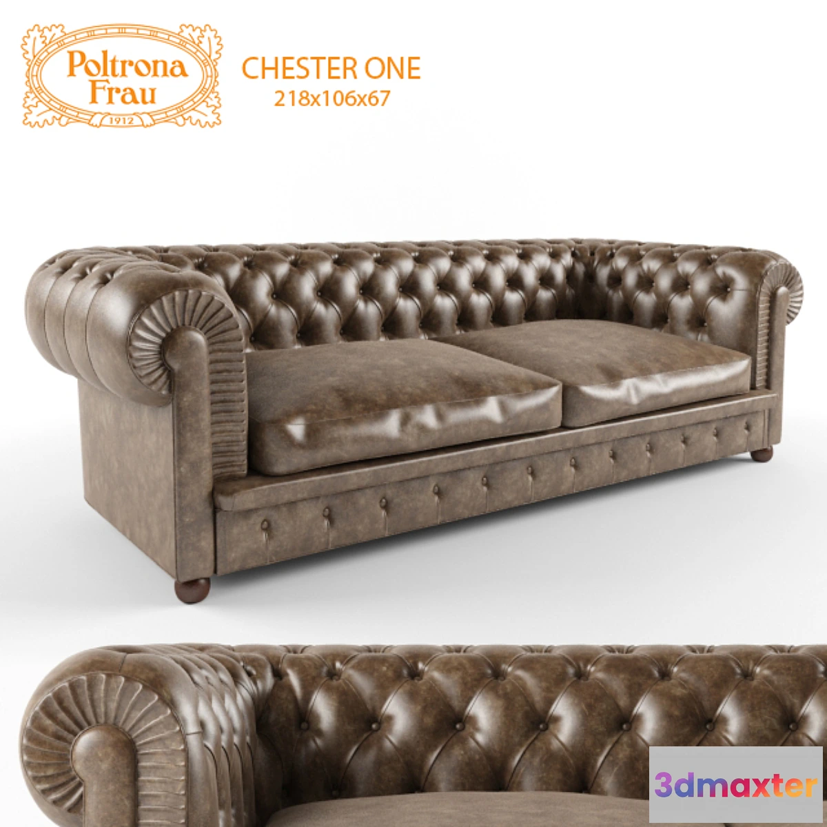 1477256 - POLTRONA FRAU chester one 3D Max