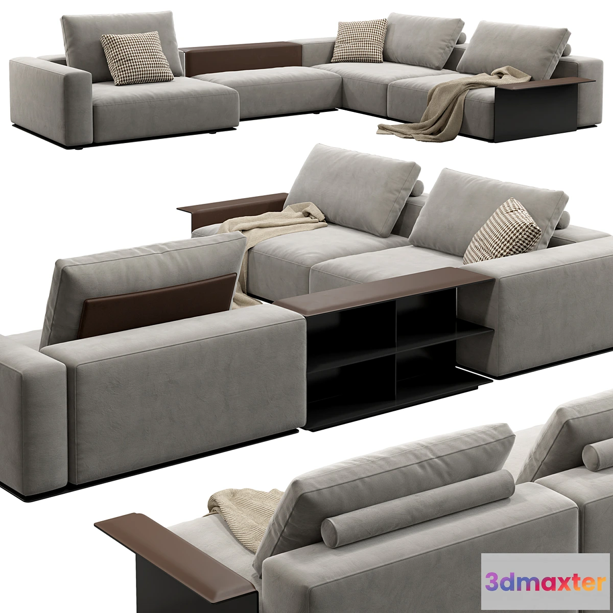 1477444 - Poliform Westside Sofa set 2 3D Max