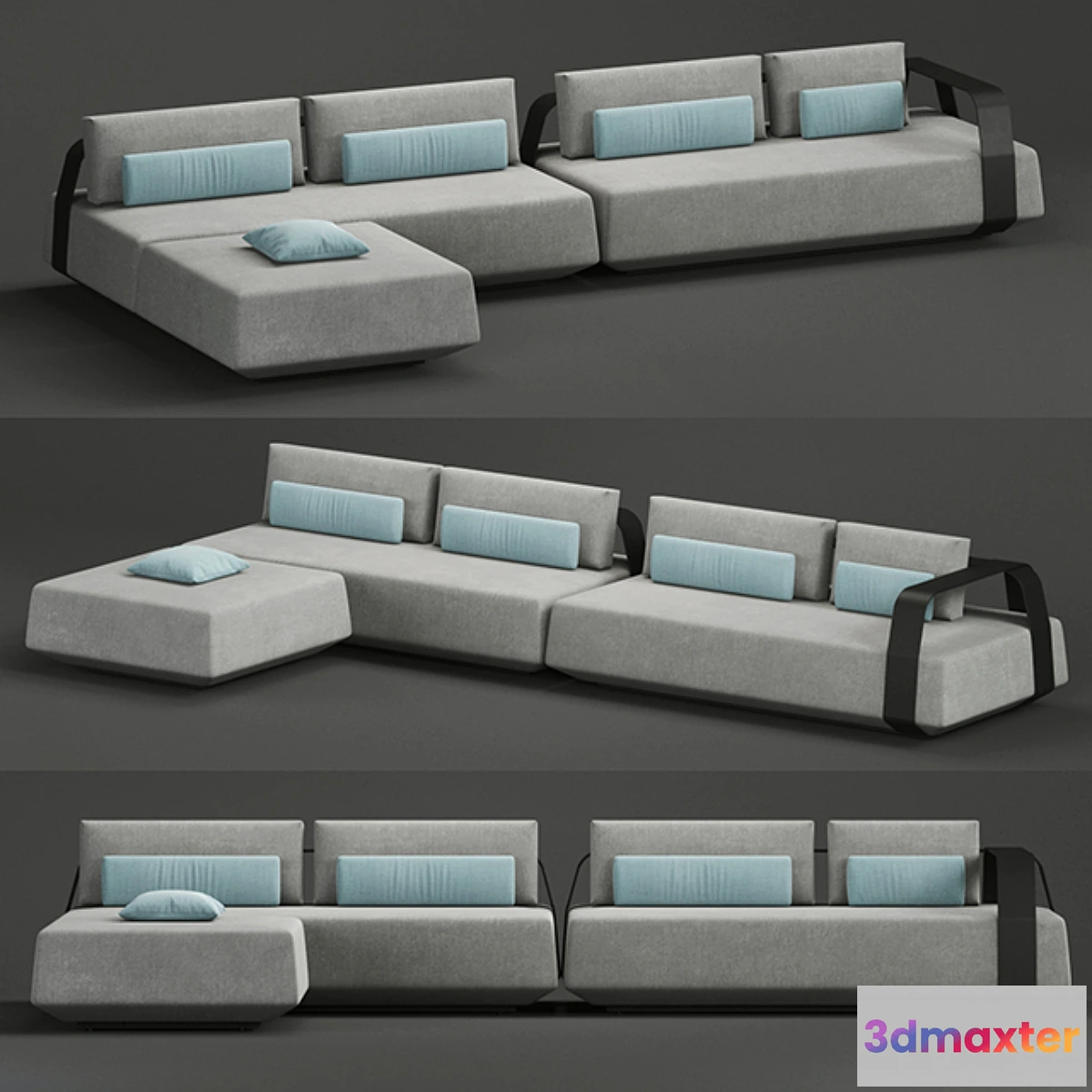 1478074 - KUMO sofa by Manutti 3D Max