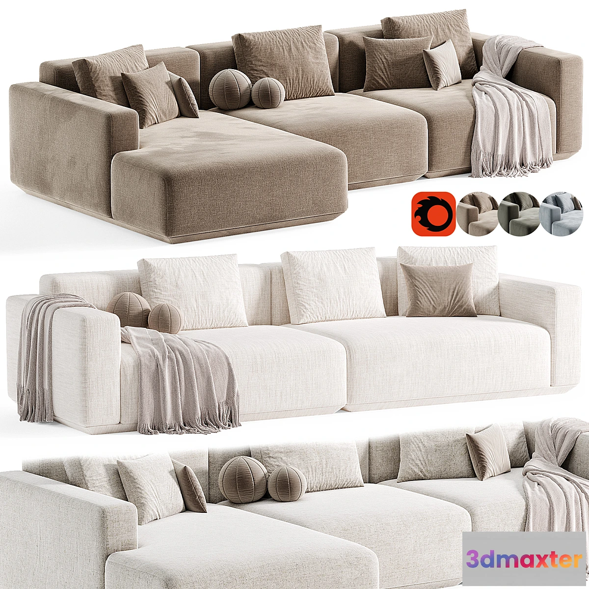 1478888 - Corner Sofa Grant Sofa 02 By Lavsit 3D Max