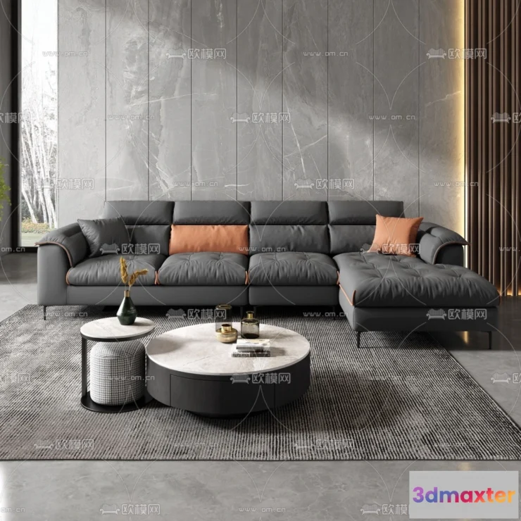 1535798 - FURNITURE - SOFA - 3D Model For Interior Design - 11069 3D Max