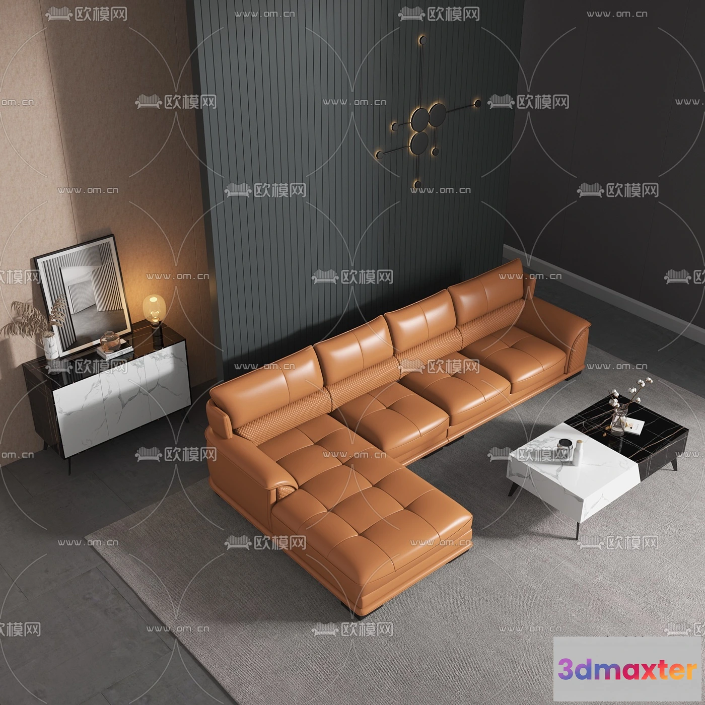1535806 - FURNITURE - SOFA - 3D Model For Interior Design - 11073 3D Max