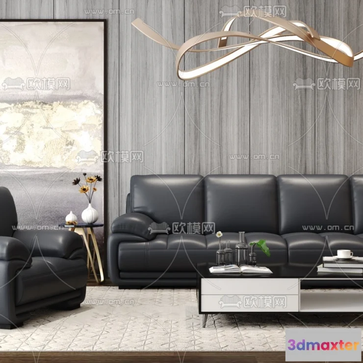 1535820 - FURNITURE - SOFA - 3D Model For Interior Design - 11080 3D Max