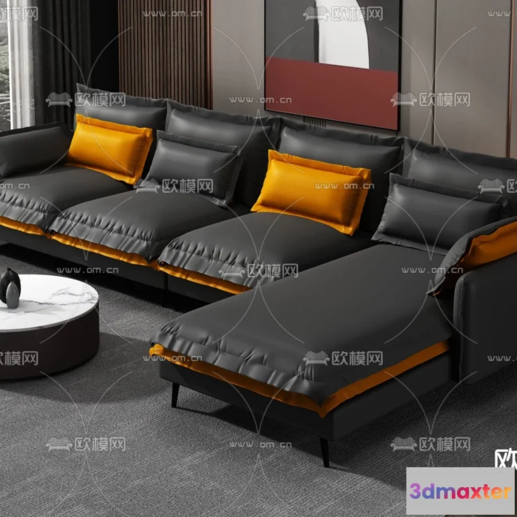 1535828 - FURNITURE - SOFA - 3D Model For Interior Design - 11084 3D Max