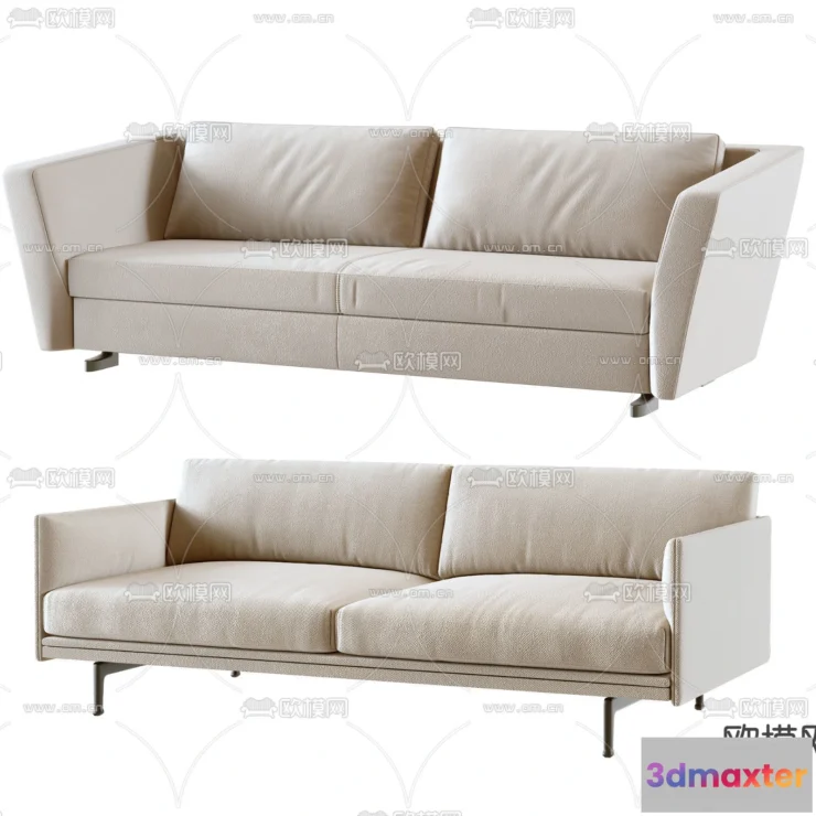 1535834 - FURNITURE - SOFA - 3D Model For Interior Design - 11087 3D Max