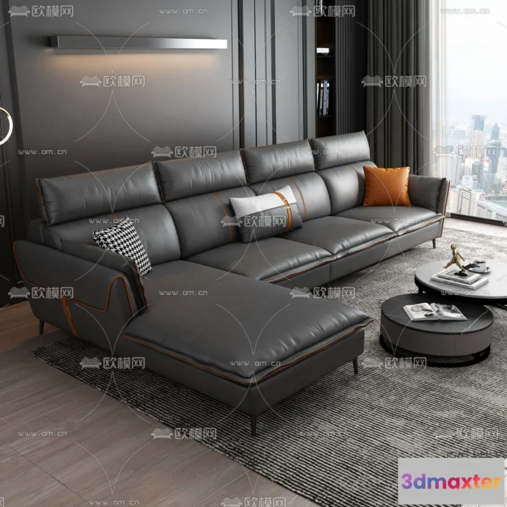 1535852 - FURNITURE - SOFA - 3D Model For Interior Design - 11096 3D Max