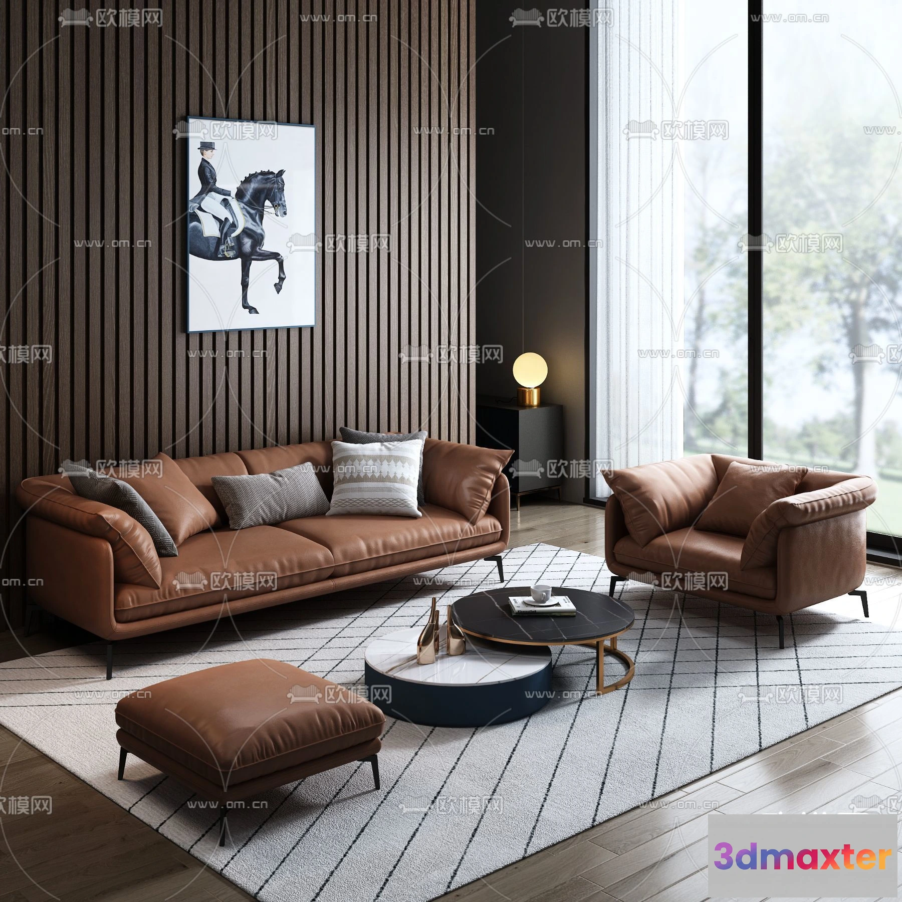 1535882 - FURNITURE - SOFA - 3D Model For Interior Design - 11111 3D Max