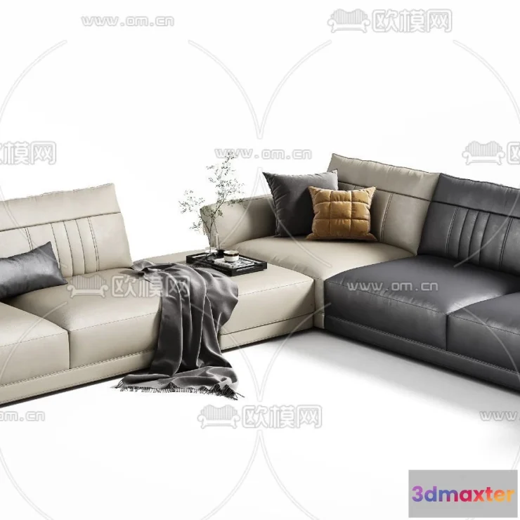 1535886 - FURNITURE - SOFA - 3D Model For Interior Design - 11113 3D Max