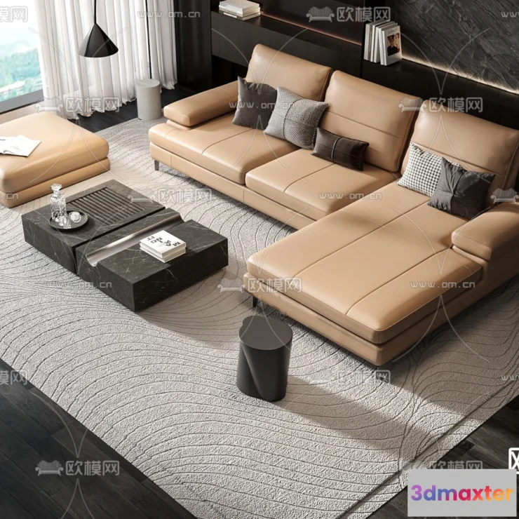 1535888 - FURNITURE - SOFA - 3D Model For Interior Design - 11114 3D Max