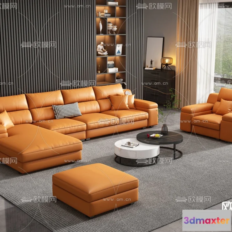 1535900 - FURNITURE - SOFA - 3D Model For Interior Design - 11120 3D Max