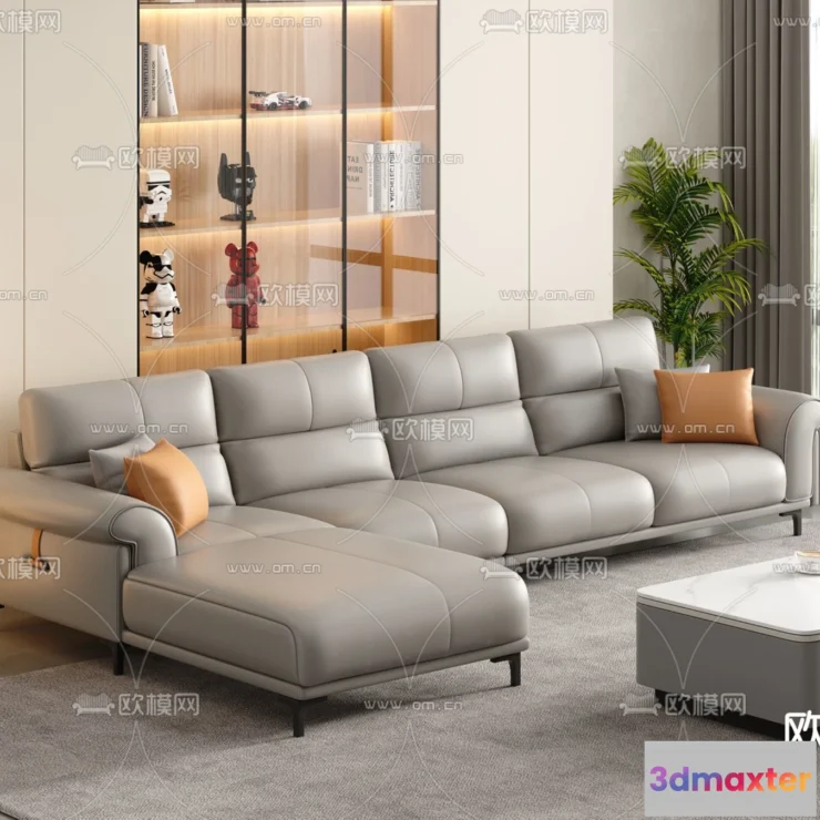 1535924 - FURNITURE - SOFA - 3D Model For Interior Design - 11132 3D Max