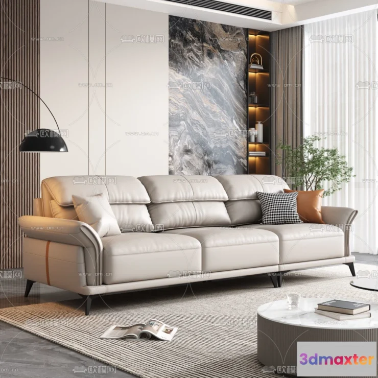 1535944 - FURNITURE - SOFA - 3D Model For Interior Design - 11142 3D Max