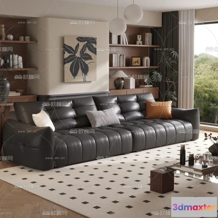 1535958 - FURNITURE - SOFA - 3D Model For Interior Design - 11149 3D Max