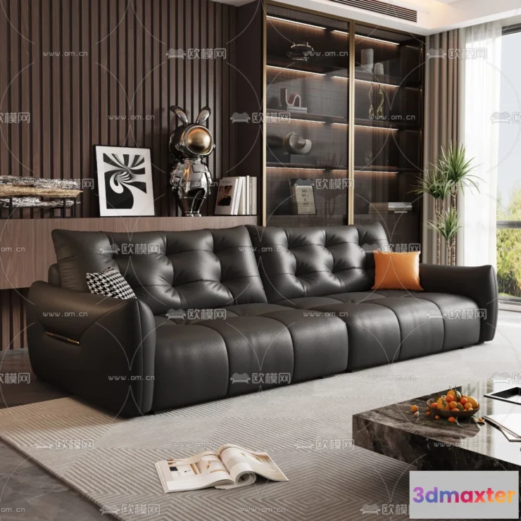 1535964 - FURNITURE - SOFA - 3D Model For Interior Design - 11152 3D Max