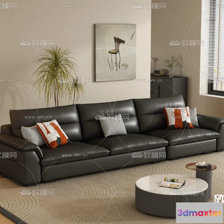 1535978 - FURNITURE - SOFA - 3D Model For Interior Design - 11159 3D Max