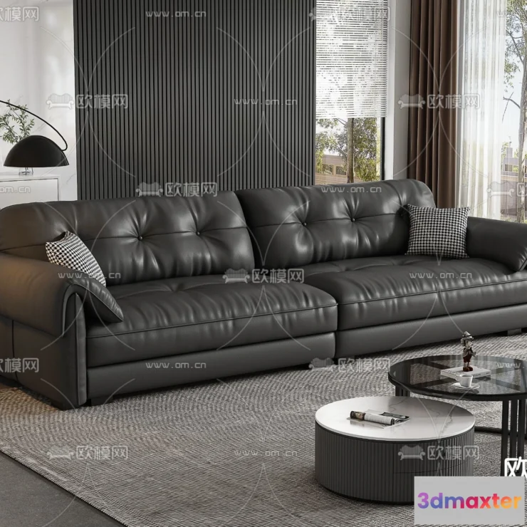 1535980 - FURNITURE - SOFA - 3D Model For Interior Design - 11160 3D Max