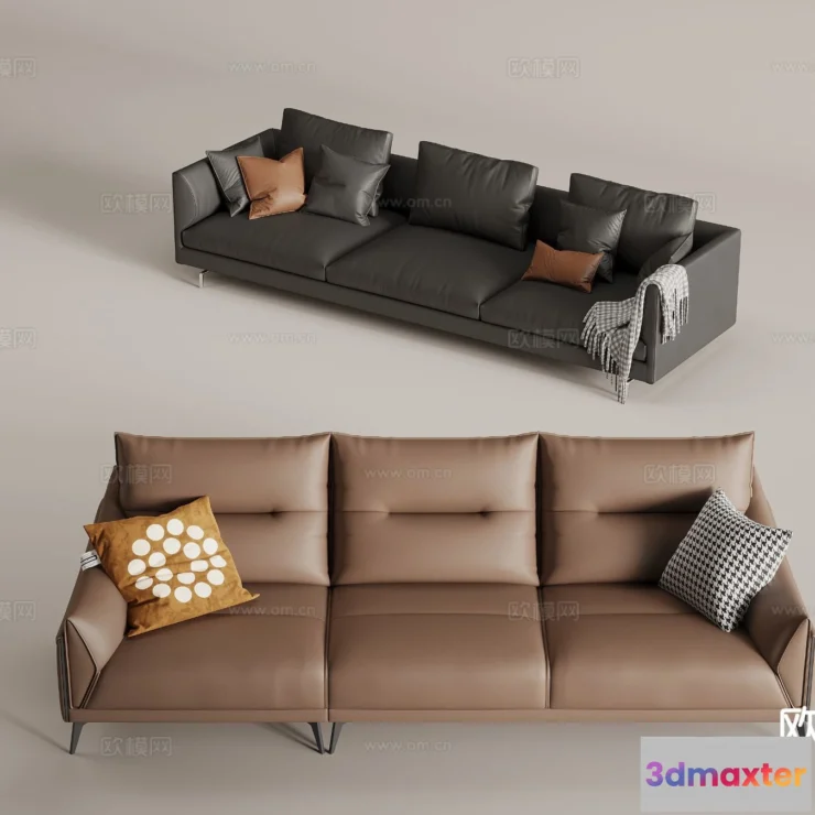 1535986 - FURNITURE - SOFA - 3D Model For Interior Design - 11163 3D Max