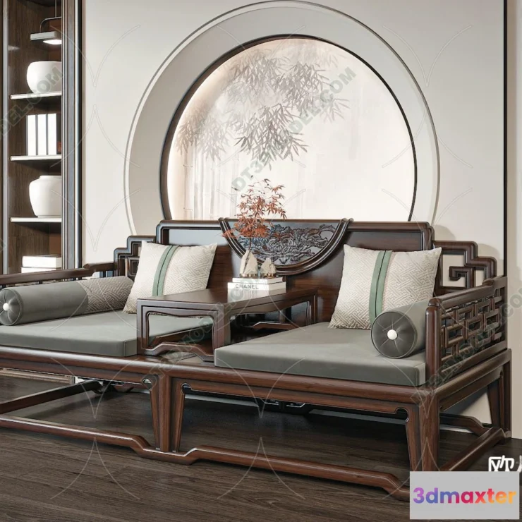 1536040 - FURNITURE - SOFA - 3D Model For Interior Design - 11190 3D Max