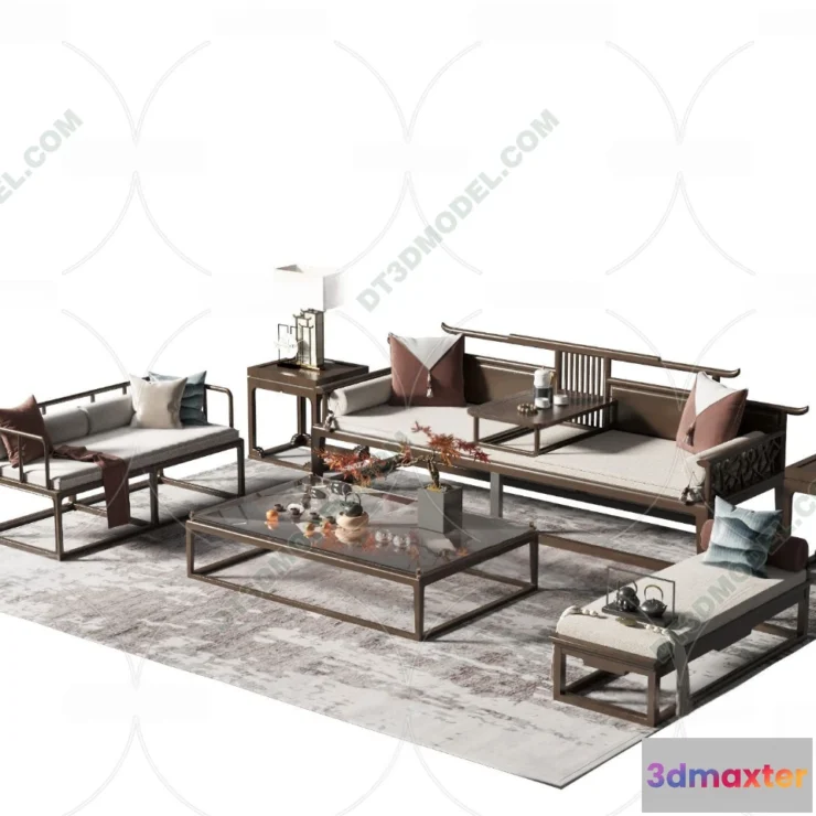 1536050 - FURNITURE - SOFA - 3D Model For Interior Design - 11195 3D Max