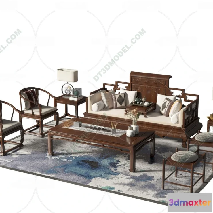 1536092 - FURNITURE - SOFA - 3D Model For Interior Design - 11216 3D Max