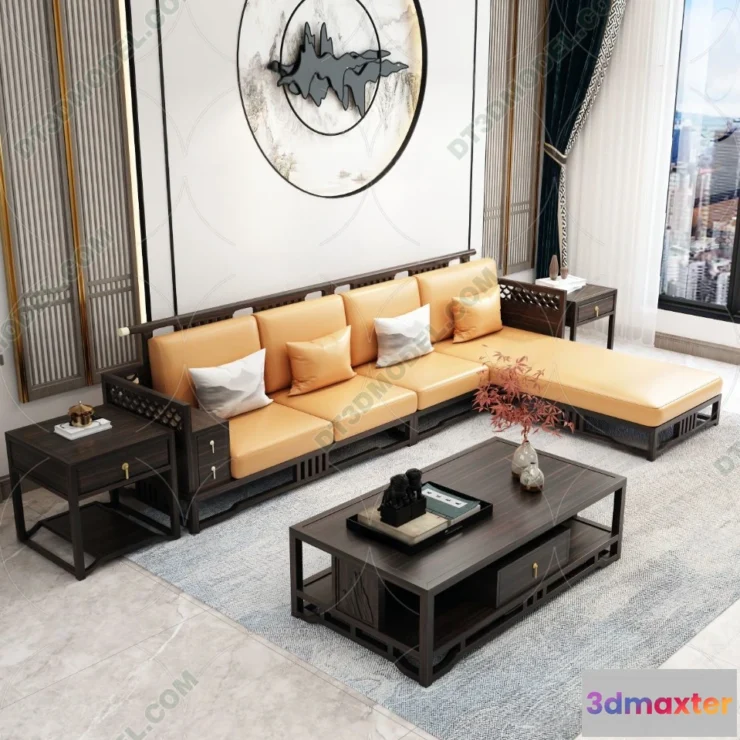 1536116 - FURNITURE - SOFA - 3D Model For Interior Design - 11228 3D Max