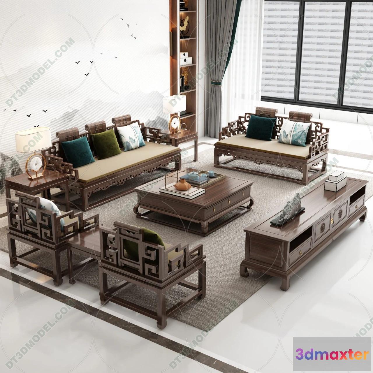 1536118 - FURNITURE - SOFA - 3D Model For Interior Design - 11229 3D Max