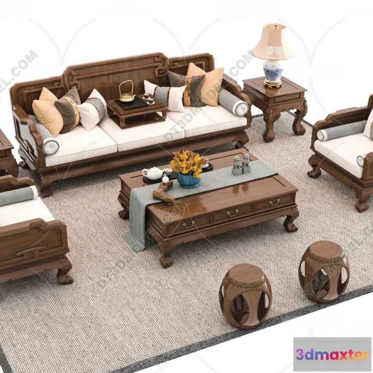 1536150 - FURNITURE - SOFA - 3D Model For Interior Design - 11245 3D Max