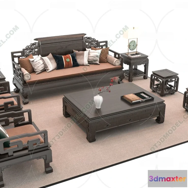 1536154 - FURNITURE - SOFA - 3D Model For Interior Design - 11247 3D Max